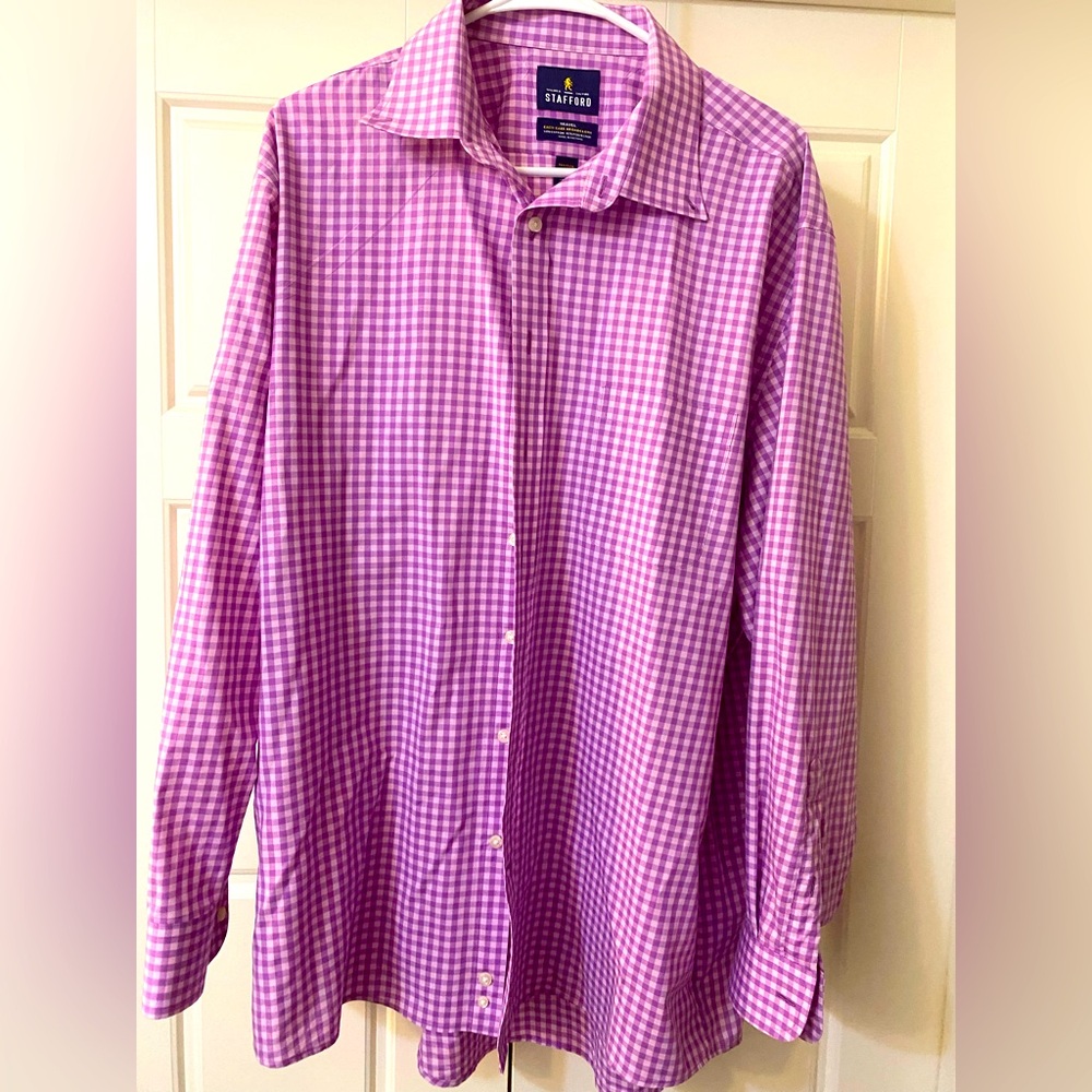 Men’s casual button down.size 17 1/2